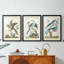 Pastel Birds IV - impression encadrée de qualité supérieure sur mesure mat - 3 pièces-1195610759-1195610757