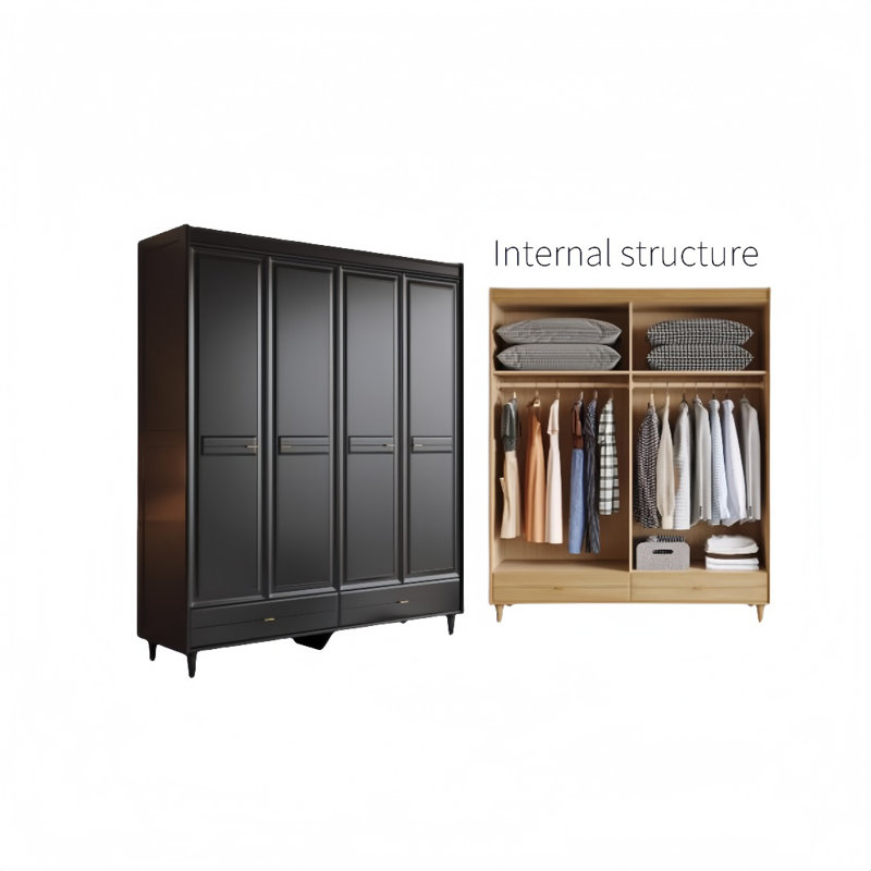 Berne, Black, 82,68" H x 62,6" W