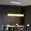 32inch Rectangle Chrome K9 Crystal Chandelier Modern Linear Pendant Lighting Fixture For Dining Room Kitchen Island