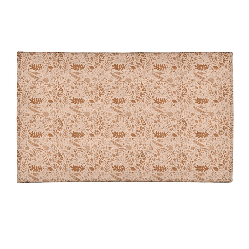 Chenille Floral Indoor Rug, Rectangle 3' x 5'