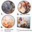 Mauve et pêche iris charme intemporel - ensemble de décorations murales iris-107744159-107744163