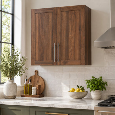31.5" Stackable Wall-Mounted Storage Cabinet