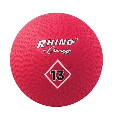 Balle de jeu Champion Sports, 13 po, rouge