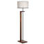 Lampe sur pied en bois massif 64 po Zariana