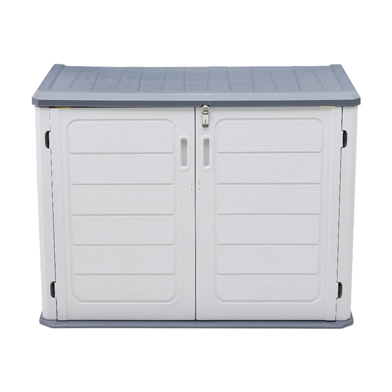 4.2ft W x 2.4ft D Plastic Tool Shed