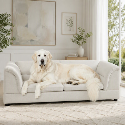 Oversized Pet Sofa Bed with Raised Frame