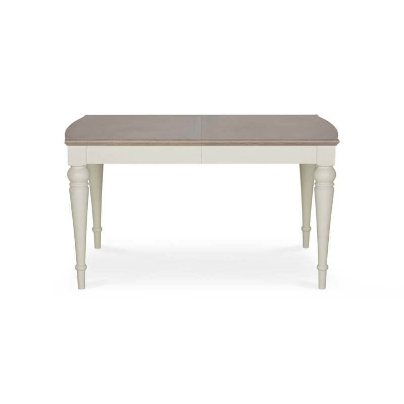 Snider Dining Set, 77cm H x 140cm W x 90cm D, Grey, Soft Grey/Grey Washed Oak