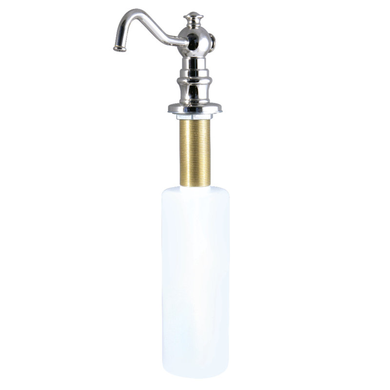 Kingston Brass Vintage Kitchen Soap Dispenser, Polished Nickel