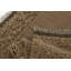 Auckland Solid Color Hand Loomed Shag Wool Area Rug in Brown-1030614565