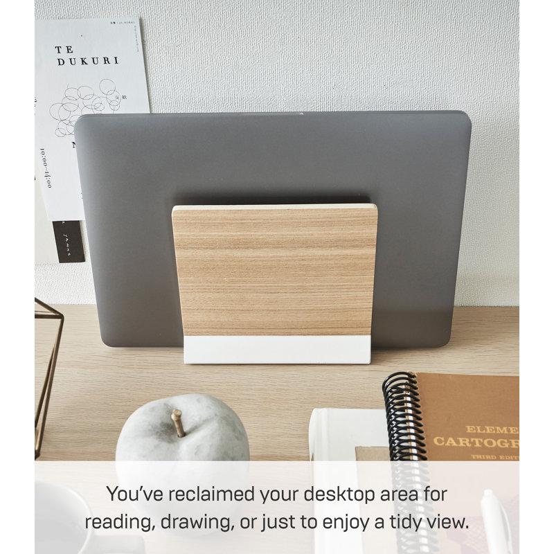 Ash and Steel Slim Desktop Laptop Stand