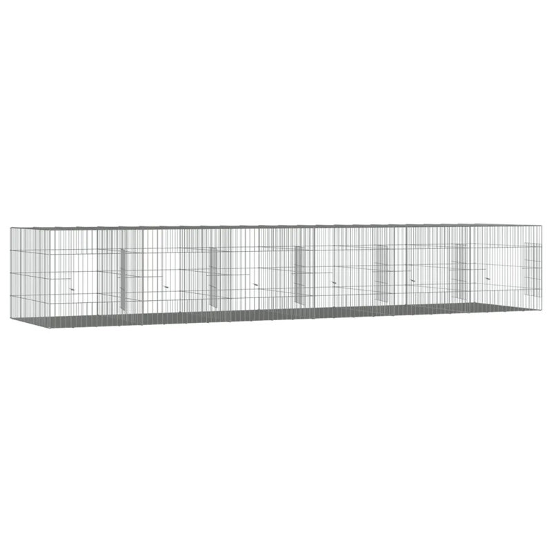 Donohue Weather Resistant Rabbit Cage, 54cm H x 327cm W x 79cm D