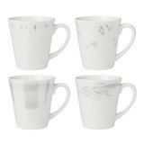 Oyster Bay 4Pc Mugs