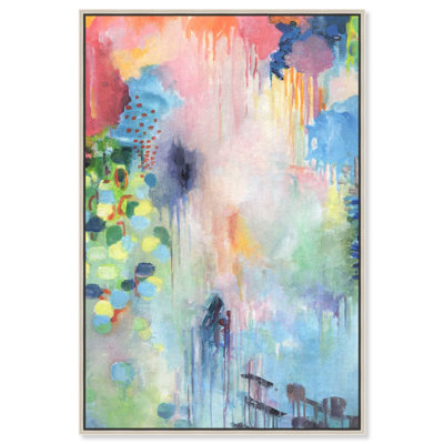 «Doll Memories Fun papiers II», art mural abstrait coloré par Art Remedy