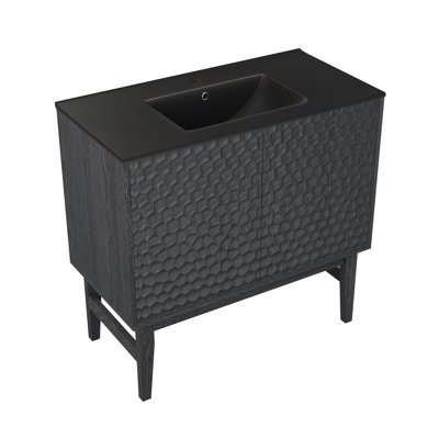 Bosse 36" Freestanding Bathroom Vanity With Sink Top