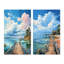 «Pier And Dock Seaside», 2 pièces-110048886-110048885