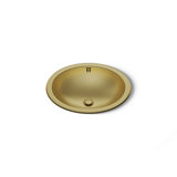 Bachata®20" Oval Drop-In/Undermount Bathroom Sink, No Overflow