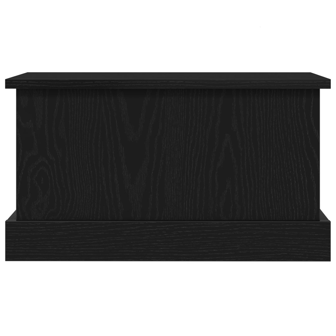 VidaXL 50cm W 0L Manufactured Wood Deck Box in Black Oak