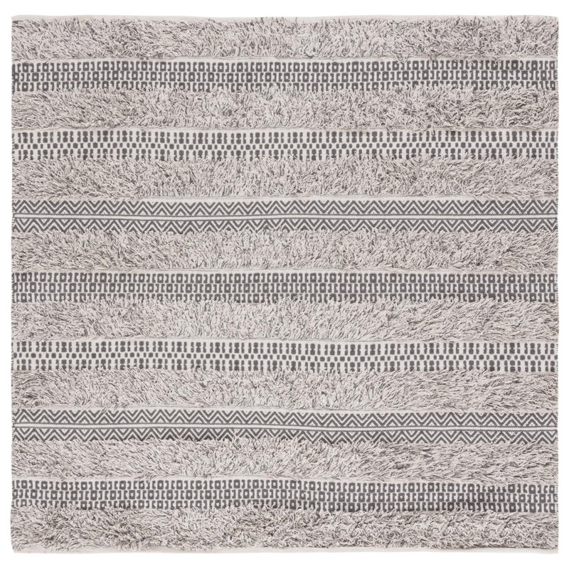 Tapis Natura 928 gris / ivoire Natura, Carré 6 pi