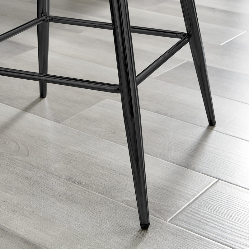 Tabouret de bar Morral Luxury, Gris, Noir