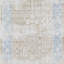 Mona Power Loom Polyester Geometric Area Rug in Beige/Light Blue-331849999