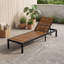 Chaise longue d'extérieur réglable à six positions-600908581