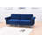 Ermera 85" Velvet Round Arm Sleeper Sofa-74813864
