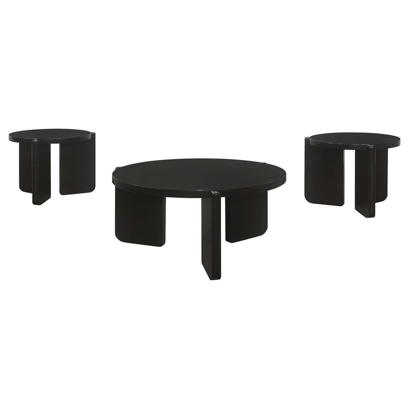 Lansing Black 3-piece Coffee Table Set