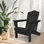 Chaise Adirondack en acier PEHD pliable