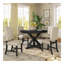 Ensemble de table de salle à manger avec table extensible et 4 chaises rembourrées pour salle à manger et salon-1354770577