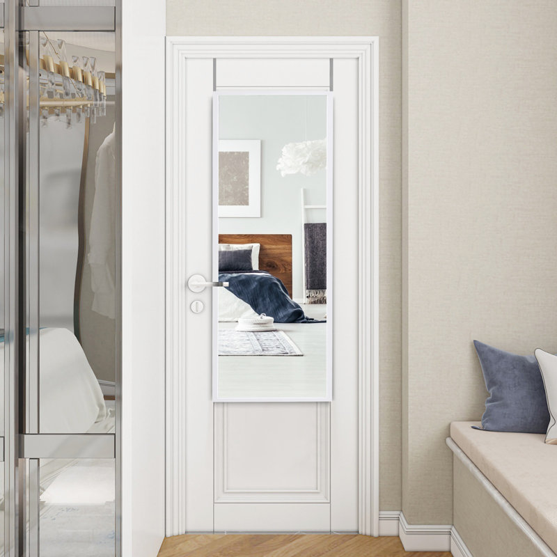 Nasri Metal Mirror, White