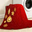 Jeté en flanelle rouge ultra doux en molleton, Noël festif avec imprimé recto-131510277