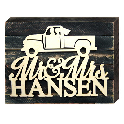 Handmade Rustic Wall Decor on Wood