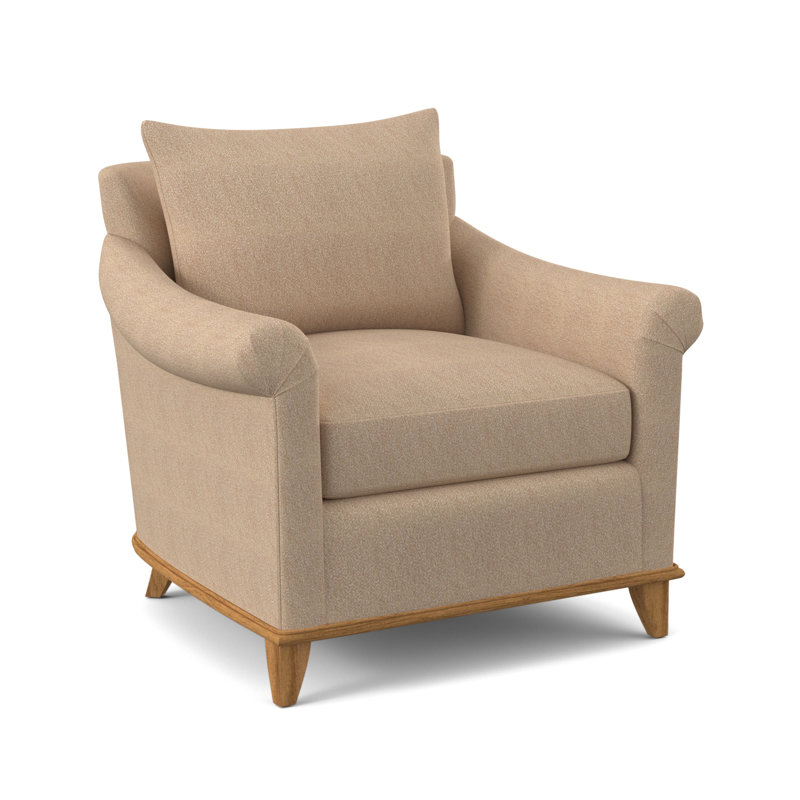 Fauteuil Drake, ambre, Lin UV-Rollo