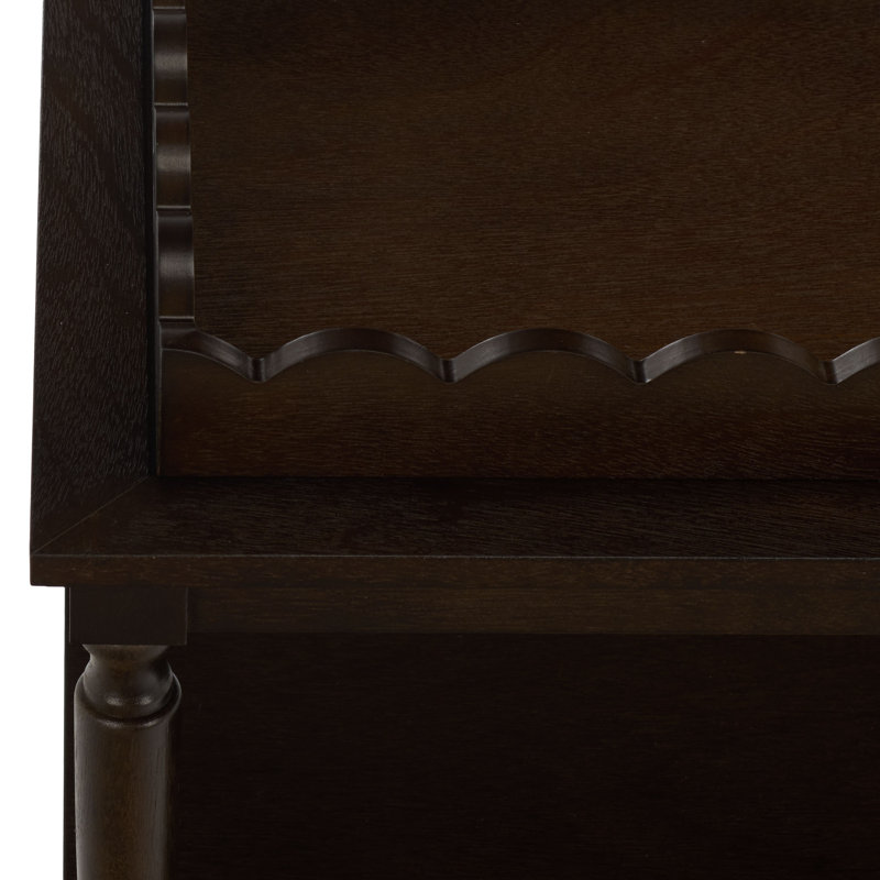 Haven 3 Tier Dining Cart, Dark Chocolate