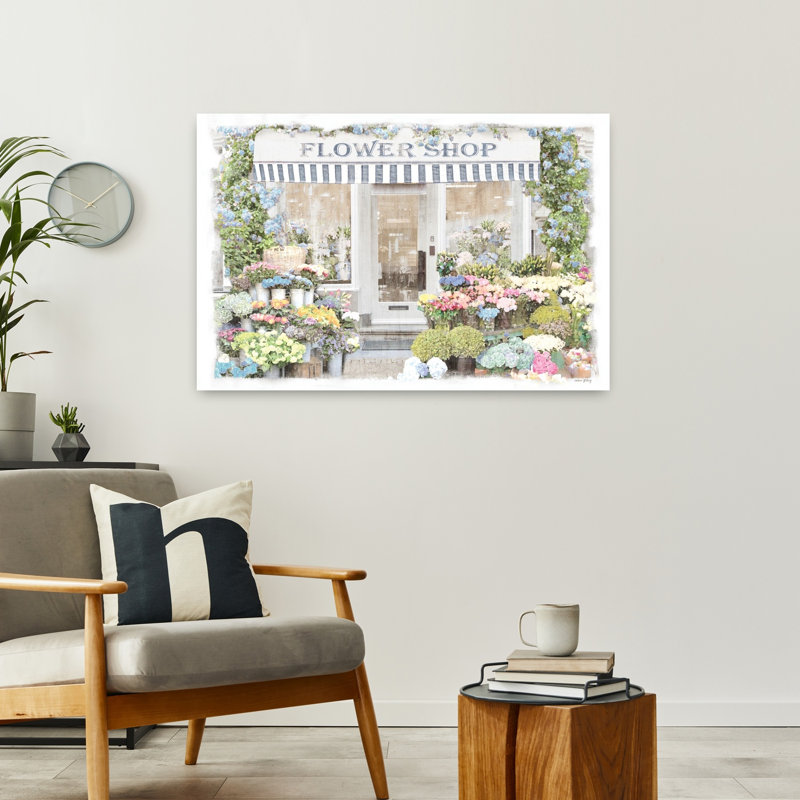 Art floral contemporain, H 24 po x l 36 po