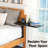 Sidekiix 30" x 15" Overbed Table with Under Mattress Support, Adjustable Tray