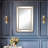 31.5'' W Metal Flat Wall Mirror