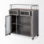 Udo Metal Bar Cart with Wheels