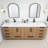 Carla Freestanding Bathroom Vanity with Double Sink-676853690-676853688