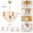 8 - Light Dimmable Empire Chandelier