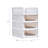 White 4-Pack Foldable Storage Box Plastic Wardrobe Storage Bin-106035935