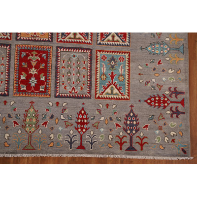 Hand-Knotted Kazak Oriental Area Rug