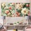 Montreuil - Ensemble de 2 collages floraux carrés-101845301-101845302