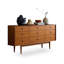 Buffet en bois massif brun-375728155