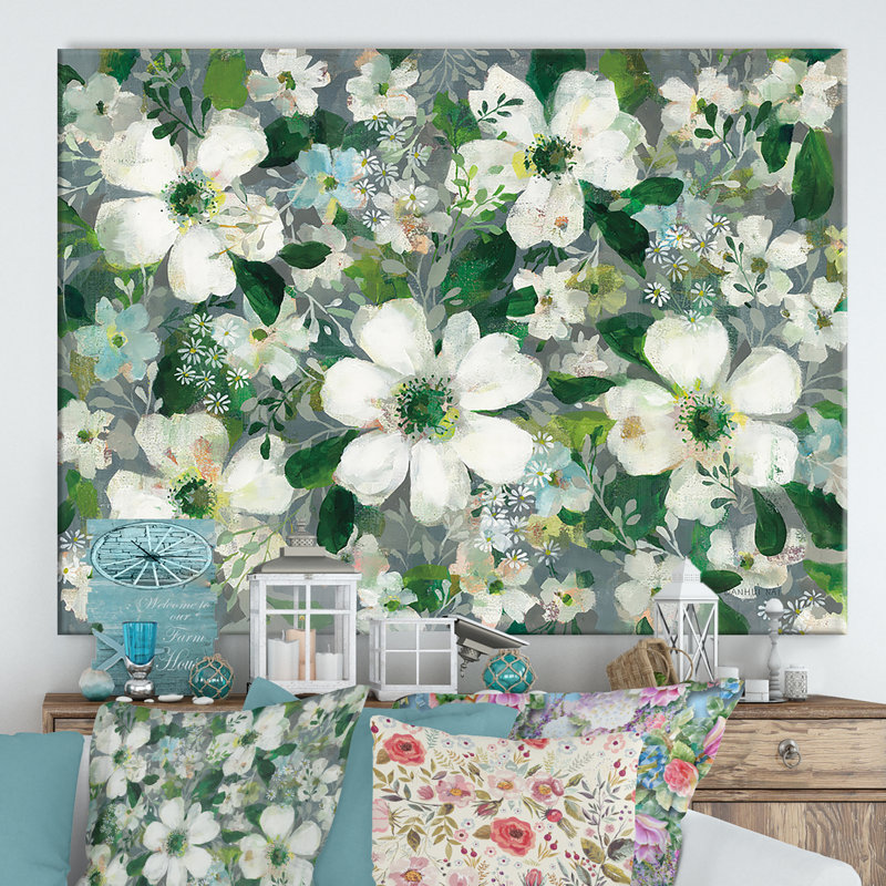 Reproduction d'art sur toile tendue, H 20 po x l 20 po x P 1 po