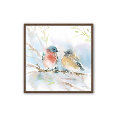 " Bluebird Pair In Spring " by Katrina Pete