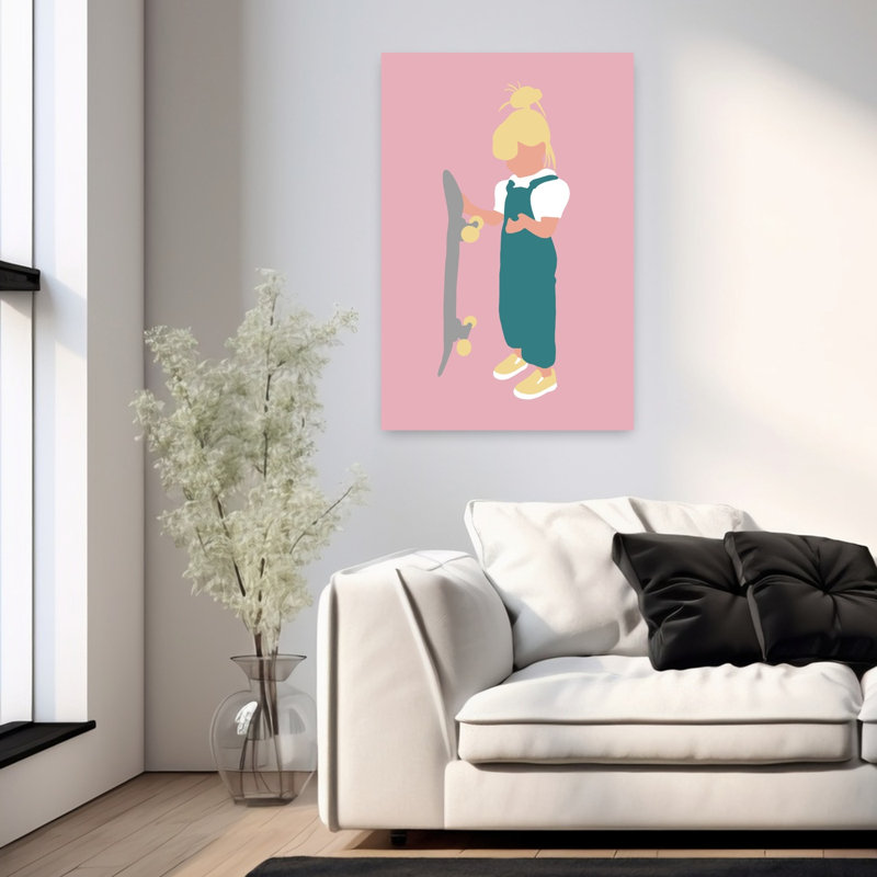 Art contemporain, art mural contemporain, H 36 po x l 24 po