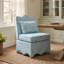 Fauteuil d'appoint rembourré Colette à dossier festonné-871667540