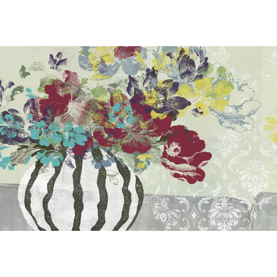 Leinwandbild Spray Of Flowers I von Jennifer Goldberger