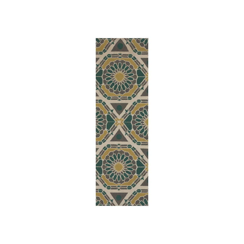 Alicia Wool Striped Indoor Rug, Runner 2'6" x 8'